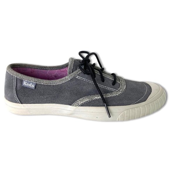 Keds Gray Suede-Like Tennis Shoes